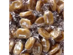 BUTTERSCOTCH (V) wrapped boiled sweets