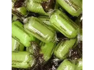 CHOCOLATE LIMES (V) wrapped boiled sweets with chocolate centres