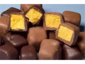 CINDER TOFFEE CHOCOLATE COATED  HONEYCOMB (V)