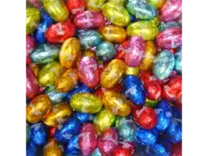 Eggs (chocolate) Foil Wrapped (v)