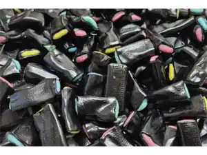 Liquorice Cream Rock (mini Pencils) (vegan)