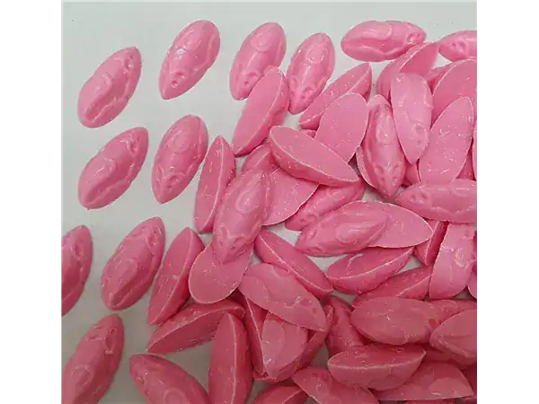 Pink chocolate candies with a smooth, glossy surface perfect for gifting and sweet cravings.