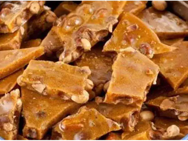 Rich caramel fudge with nuts, handcrafted, perfect for gifting or indulging.