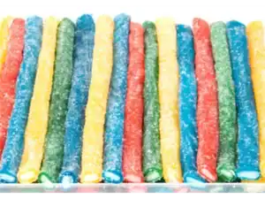 PENCILS (LONG SIZE) FIZZY ASSORTED COLOURS (fruit flavours)