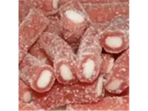 PENCILS tubes logs FIZZY STRAWBERRY FLAVOUR (VEGAN) MINI PIECES