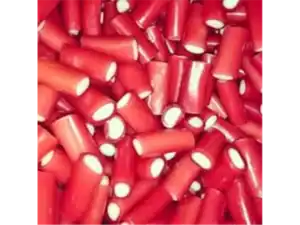 PENCILS tubes logs STRAWBERRY FLAVOUR (MINI PIECES)