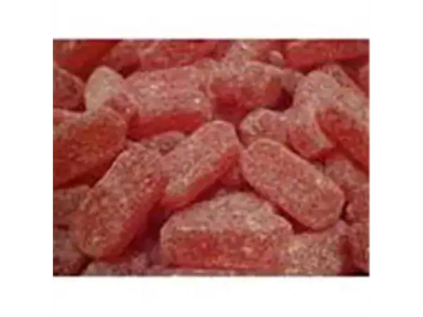 Colorful chewy fruit candies with sugar coating, perfect for snacking or gifting.