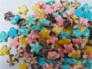 STAR shape FIZZY MULTICOLOURS