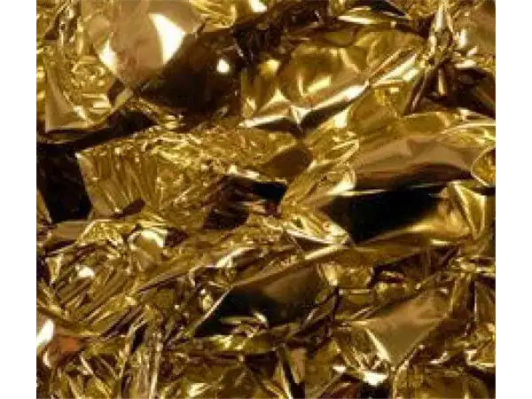 Luxurious gold foil wrapped chocolates for special occasions.