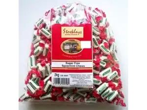 SUGAR FREE SPEARMINT CHEWS (V) wrapped