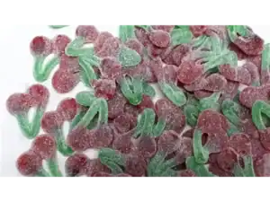 fruit shaped CHERRIES TWIN (FIZZY)