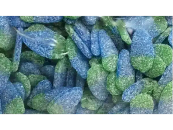 Fruit Shaped Fizzy Sour Blue Raspberries V