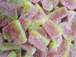 fruit shaped WATERMELON SLICES (FIZZY)