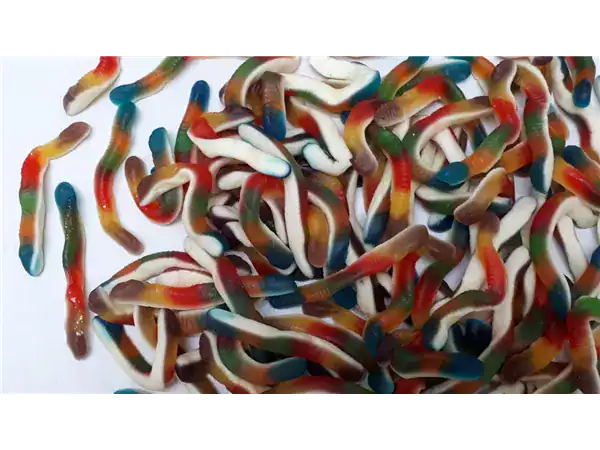 Colorful gummy worms candy for kids and adults at Roch Sweets. Perfect for snacks, parties, and celebrations.