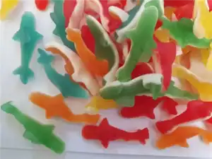 sea creature shape SHARKS (SMALL GUMMY MULTICOLOURS)